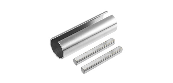 1 Set 7/8" to 1" Car Engine Pulley Crank Shaft Sleeve Adapter with Step Key