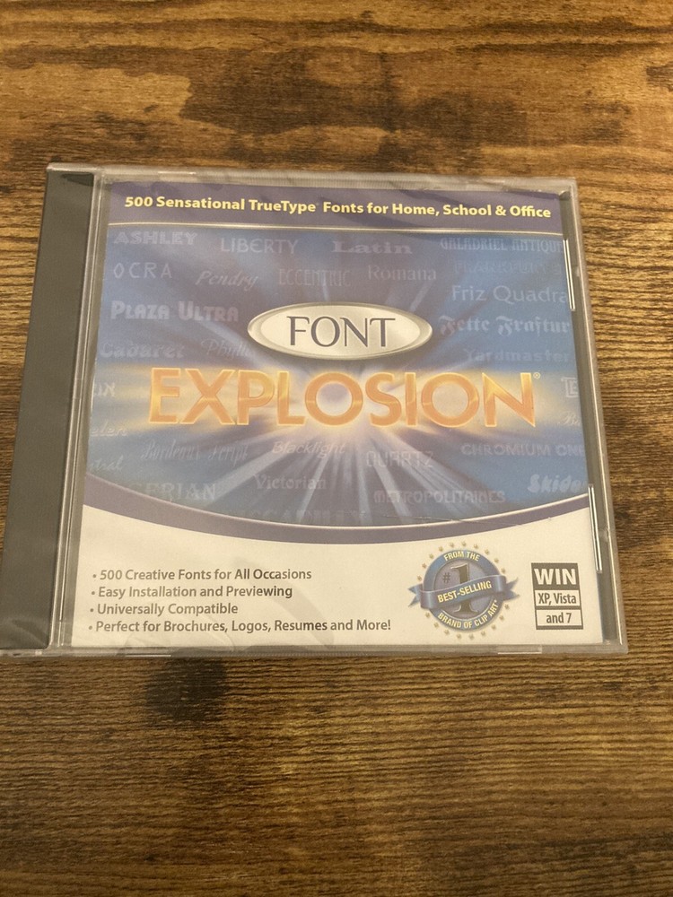 Nova - Font Explosion - Brand New - CD-ROM