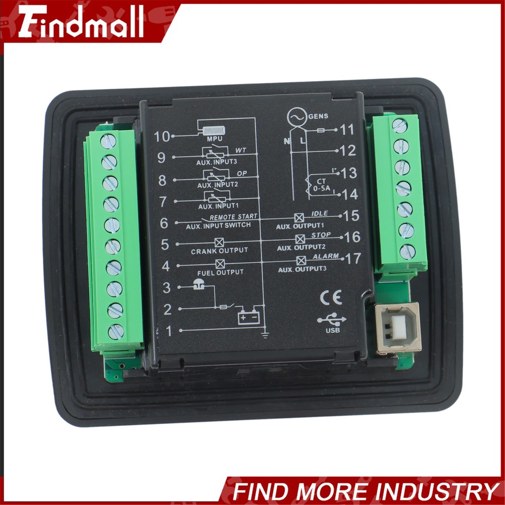 Findmall DC30D Controller Generator Control Module ot25 Controller Panel