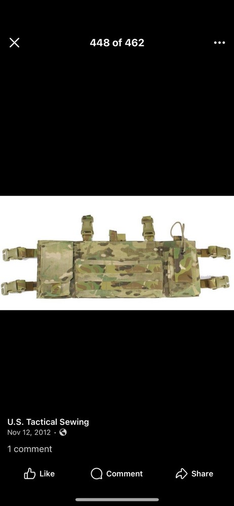 Crye JPC Placard S&S 6094 Insert. US Tactical Sewing