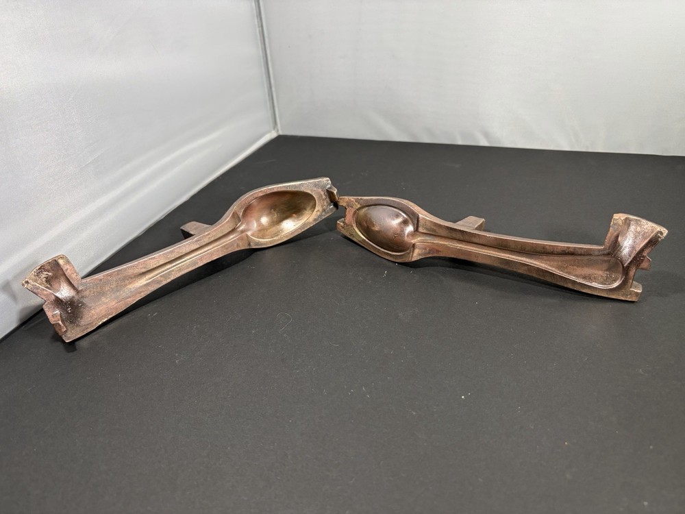 Rare Antique Copper Spoon Mold