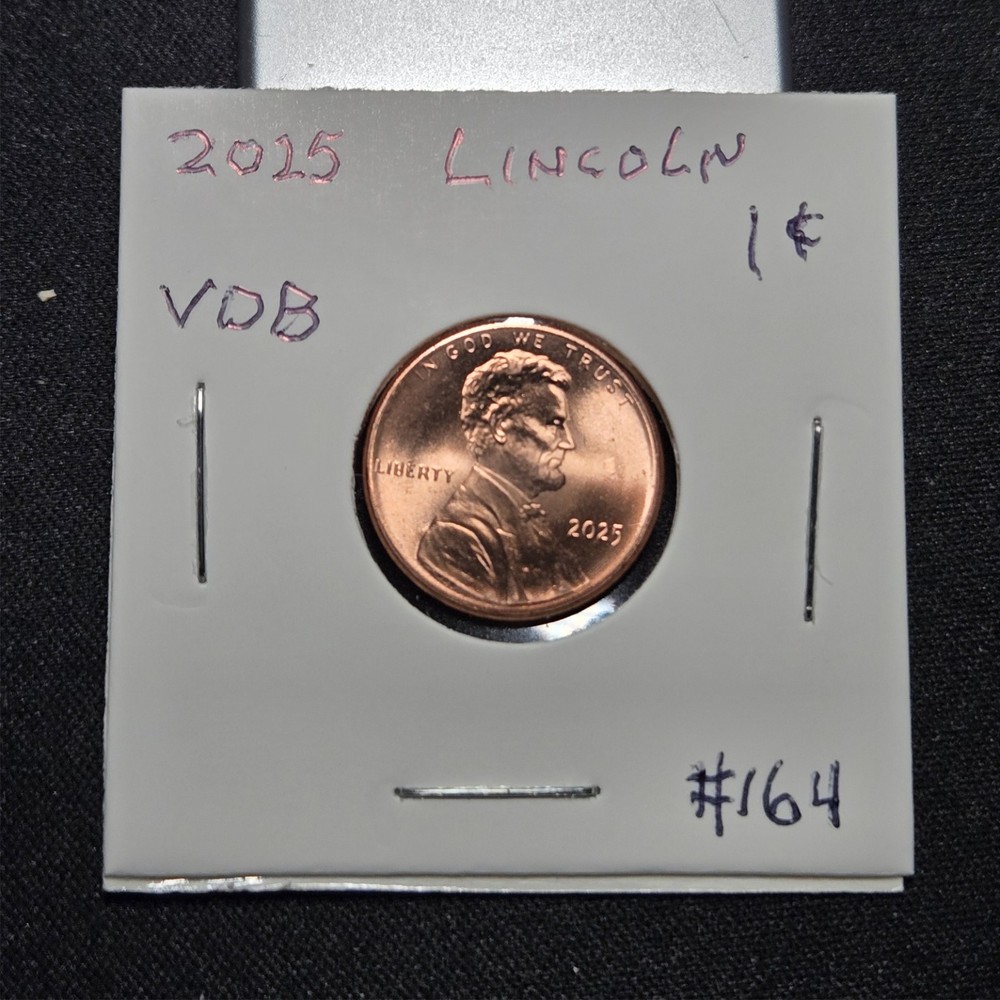 2025 Lincoln Penny DDO. DDR VDR Errors Uncirculated
