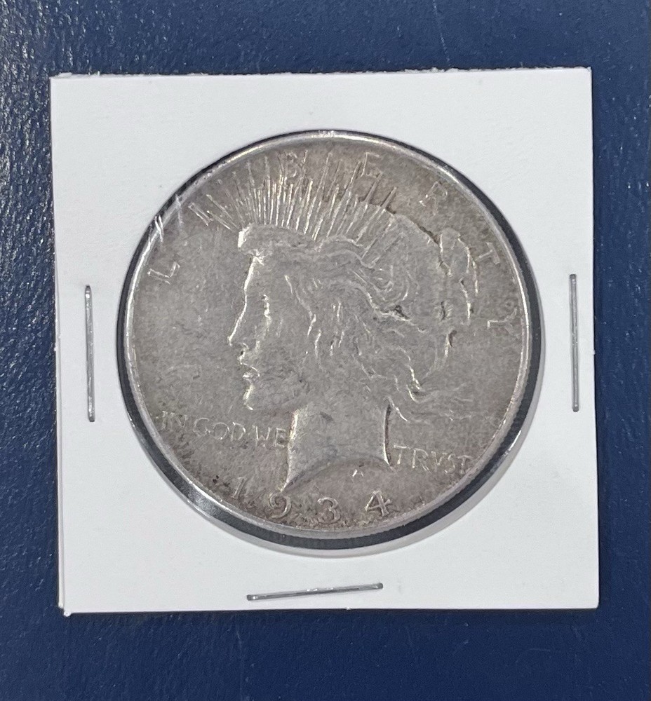 1934 S PEACE SILVER DOLLAR KEY DATE