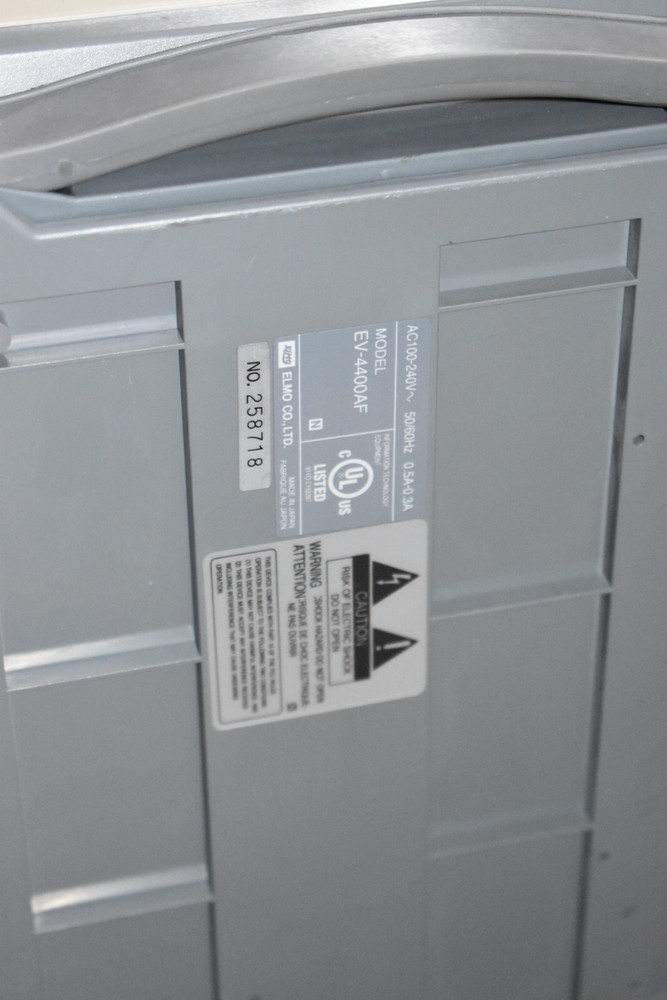 Elmo EV-4400AF Visual Presenter Zoom Overhead Document Camera Working