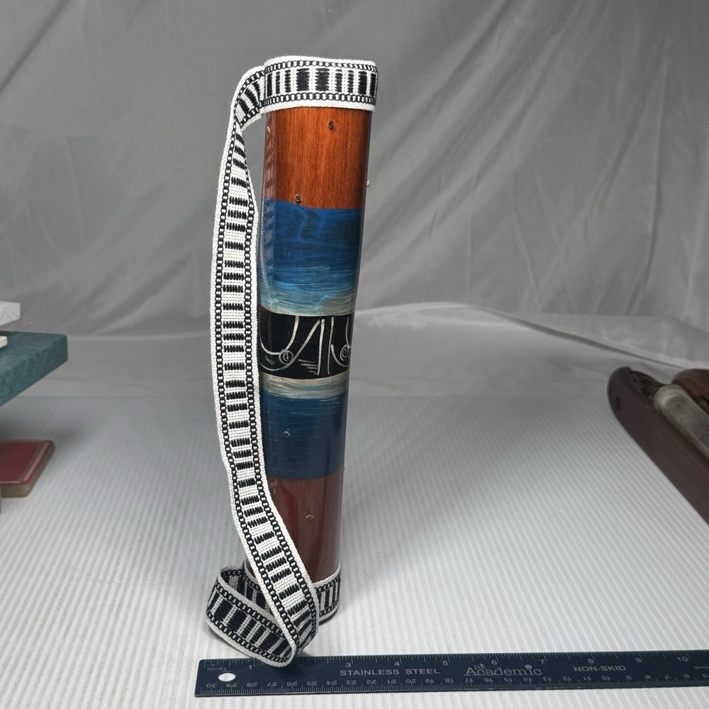 Iguana Rain Stick Shaker Noisemaker Wood Strap Lizard