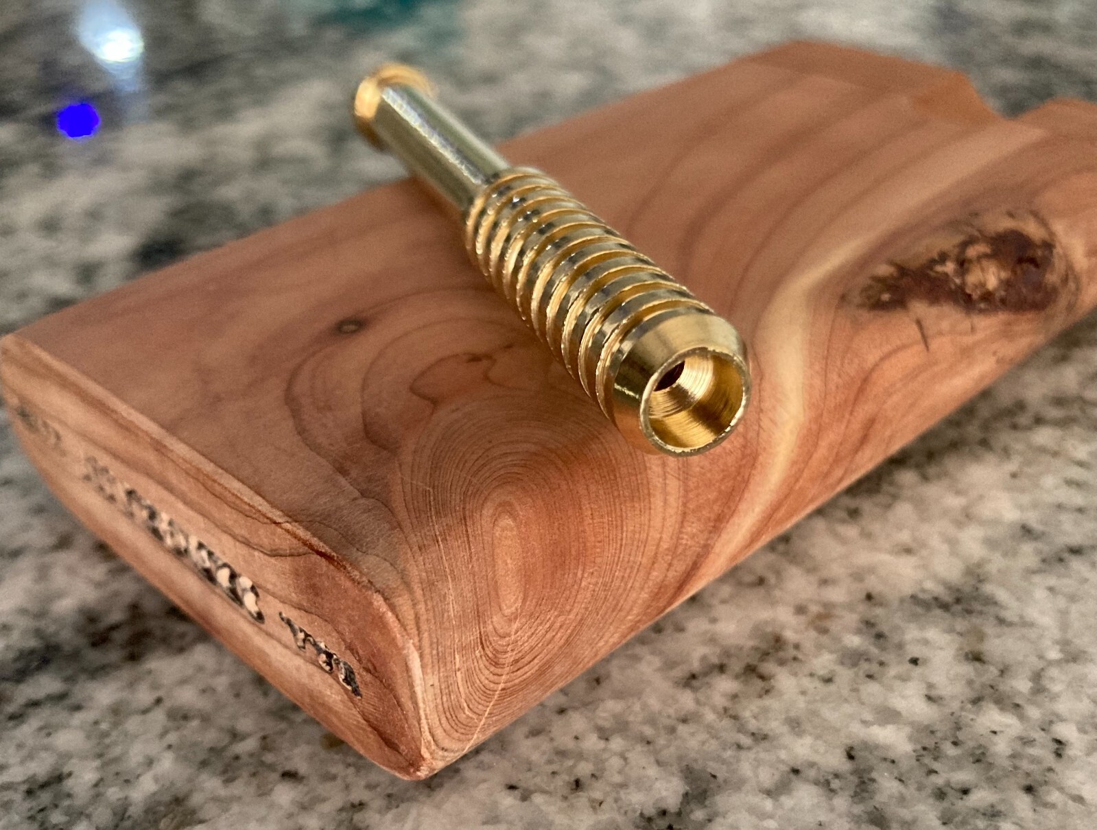 3" Brass One Hitter- Old School Real Brass Pipe- Quality Brass One Hitter