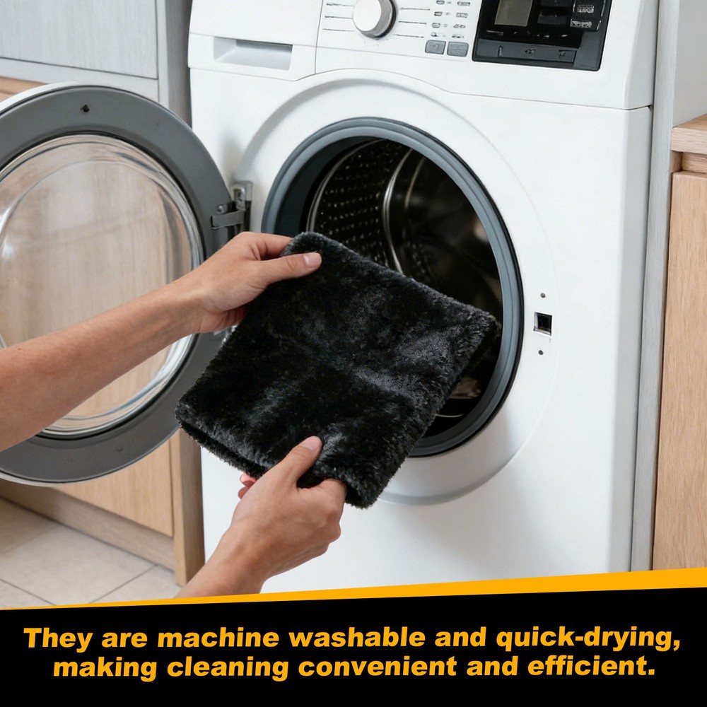 2pcs 24x35" Grey Microfiber Car Towels for