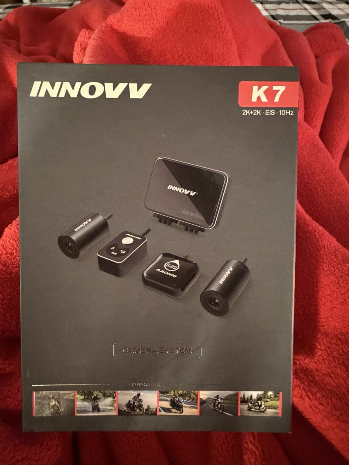 Cámara para moto INNOVV K7 – Sistema Dual Full HD (Delantera y Trasera)