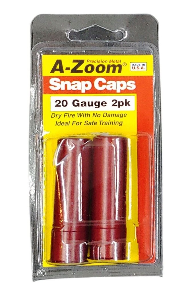 A Zoom Precision Snap Caps Solid Aluminum 20 Gauge 2/Pack 12213