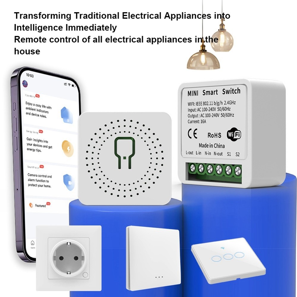 WiFi Control / Remote /Timing APP Control for Home Automation W7J3