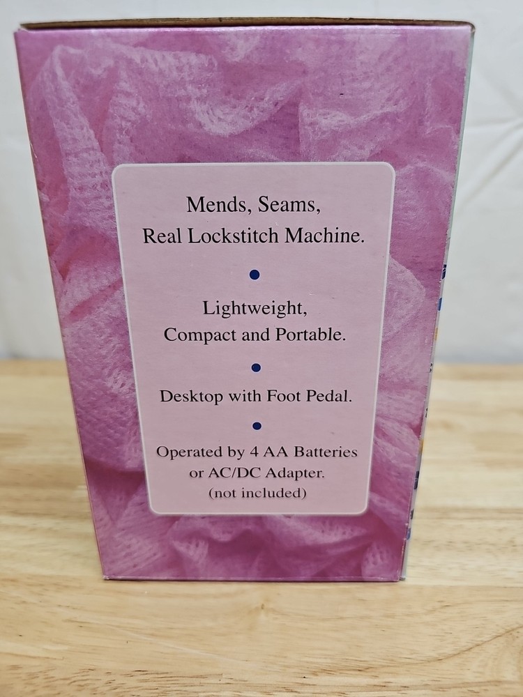 Simple Stitch Double Thread Sewing Machine New in Box Portable - 4 AA Batteries