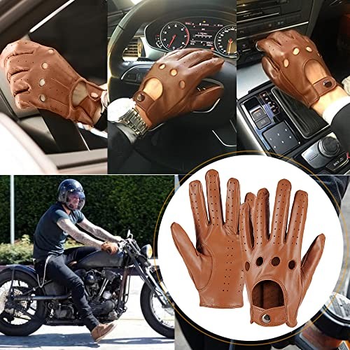 Mens Touchscreen Unlined Small (8.5 US Standard size) Camel(touchscreen)