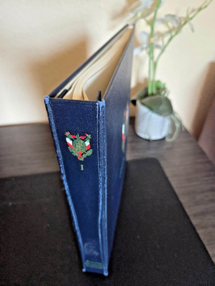 26052-France Davo Stamp Album Binder with Pages 1940-1950, NO Stamps