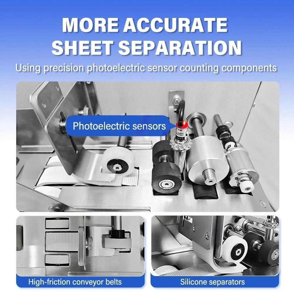 High Speed Automatic Page Counting Machine Paper Sheet Counting Machine NEW