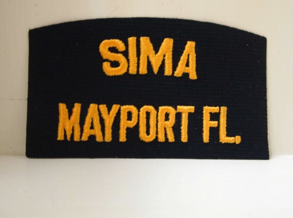 2 US Navy Sima Mayport, FL Patches Florida patch Patch