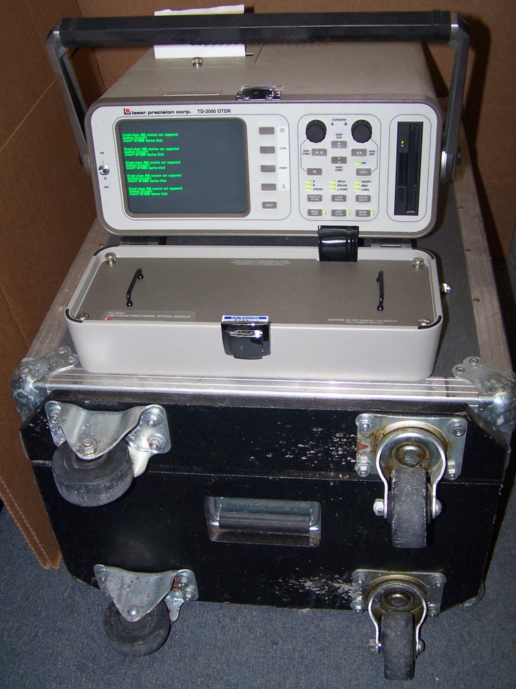 LASER PRECISION TD-2000 OTDR Optical Time Domain Reflectometer Fiber Testing