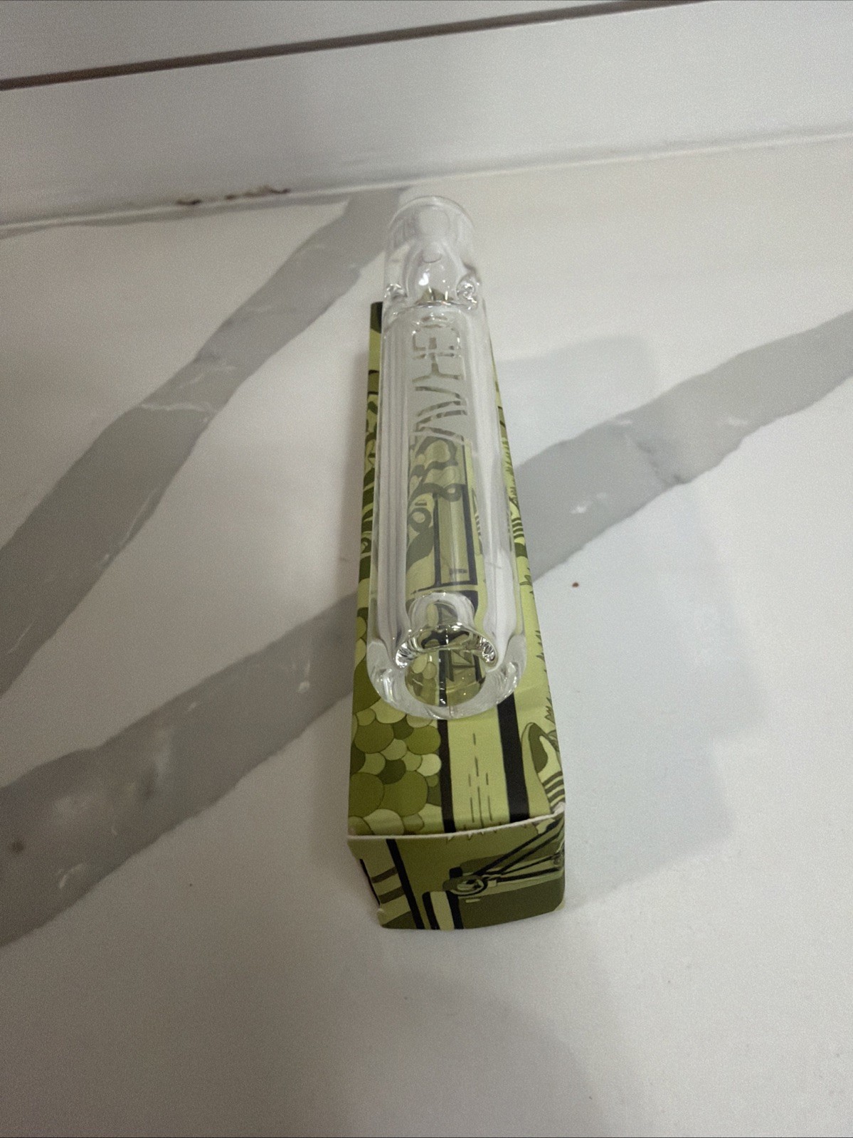 GRAV CLEAR MINI STEAMROLLER 5.25” WITH FEET POCKET PIECE TINY *SHIPS ASAP*
