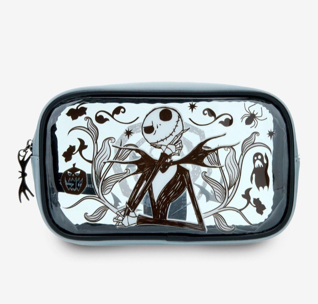 NEW! Disney The Nightmare Before Christmas Tonal Characters Cosmetic Bag 3 Set