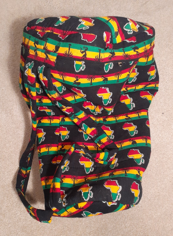 Djembe African Drum Case Bag Backpack About 23" deep 12" Top 9" Bottom