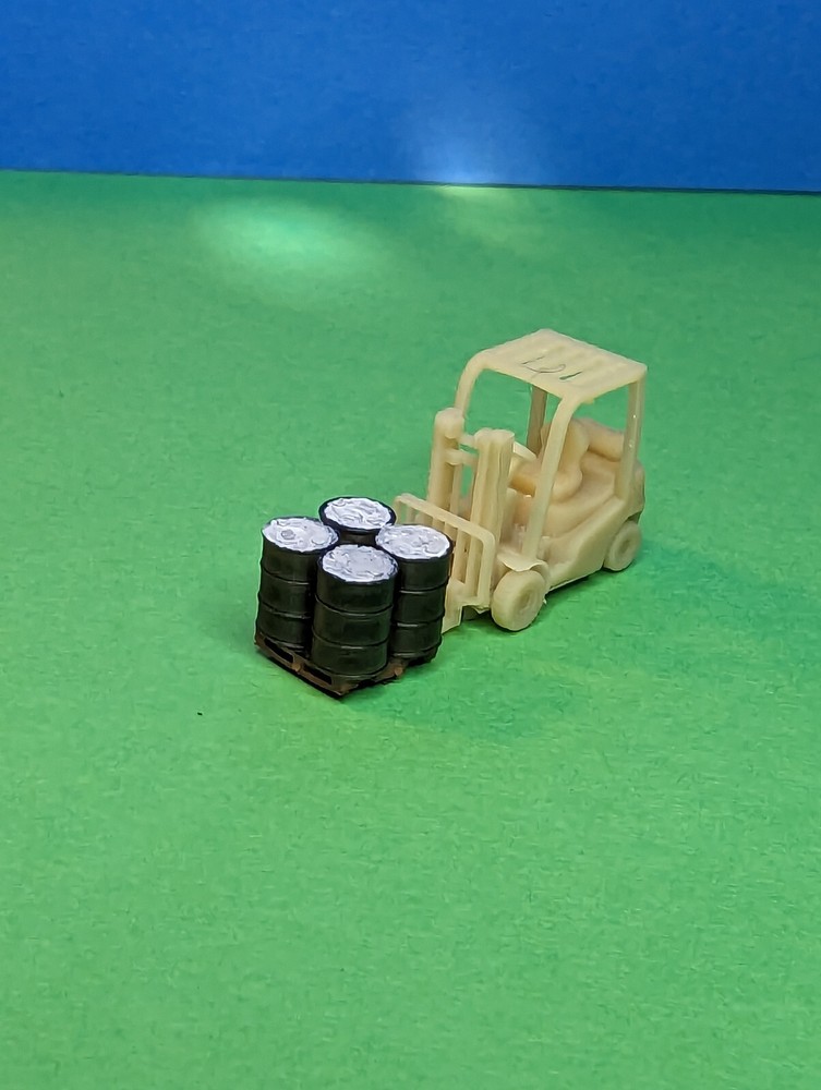 25 N Scale 55 gallon barrels drums
