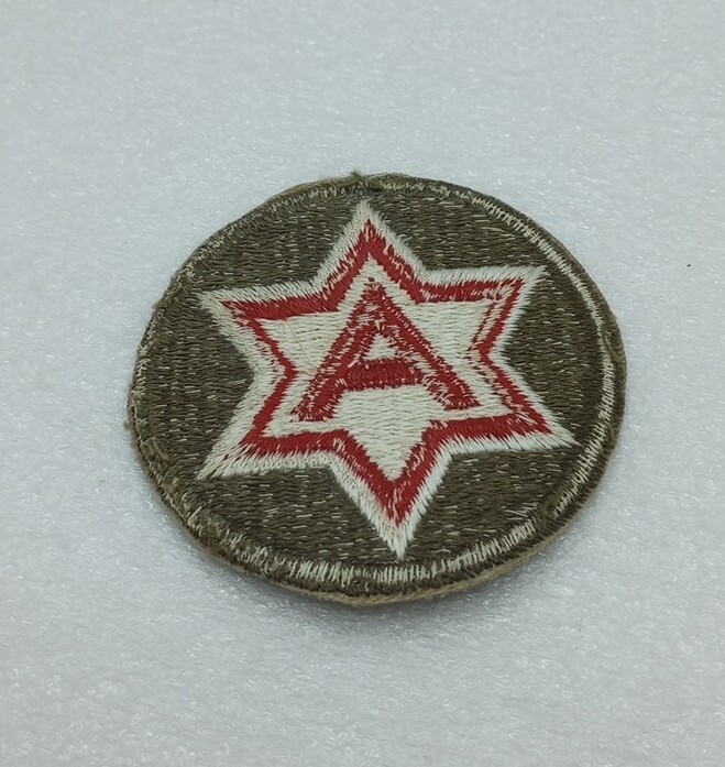 Vintage ~ Sixth United States Army (Patch) Class A ~ WWII Insignia Patch
