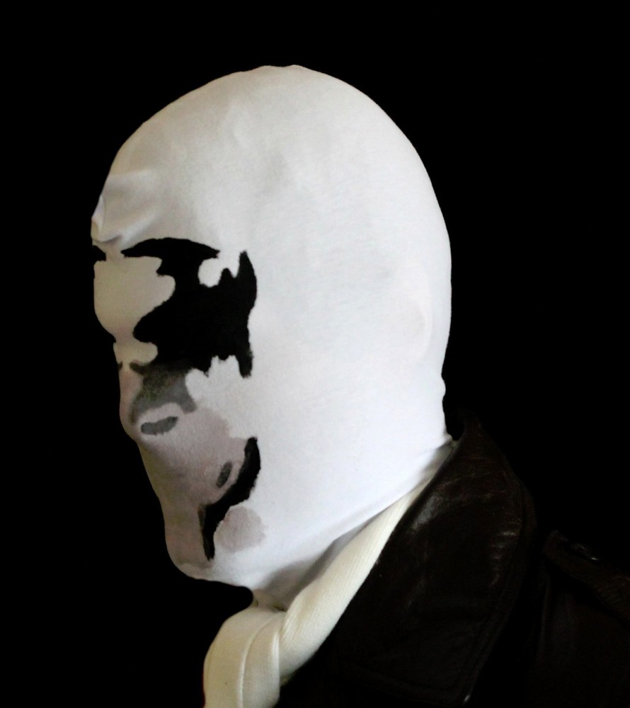 Rorschach Mask MOVING Ink Blots changes with breath SEE VIDEO!