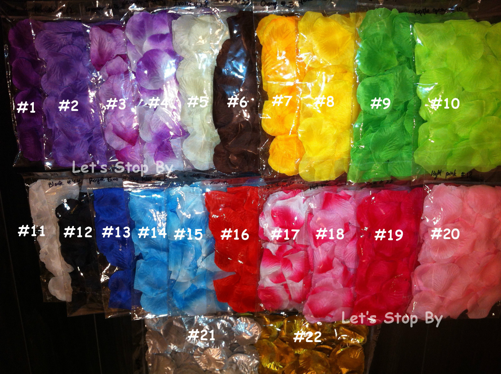 Bulk Silk Rose Petals Mutil Color Wedding Party Vase Filler Decor Flower Floral