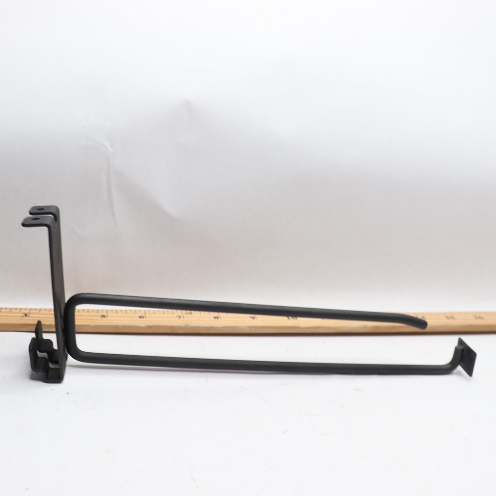 (6-Pk) Peg Board Hook Black 10"