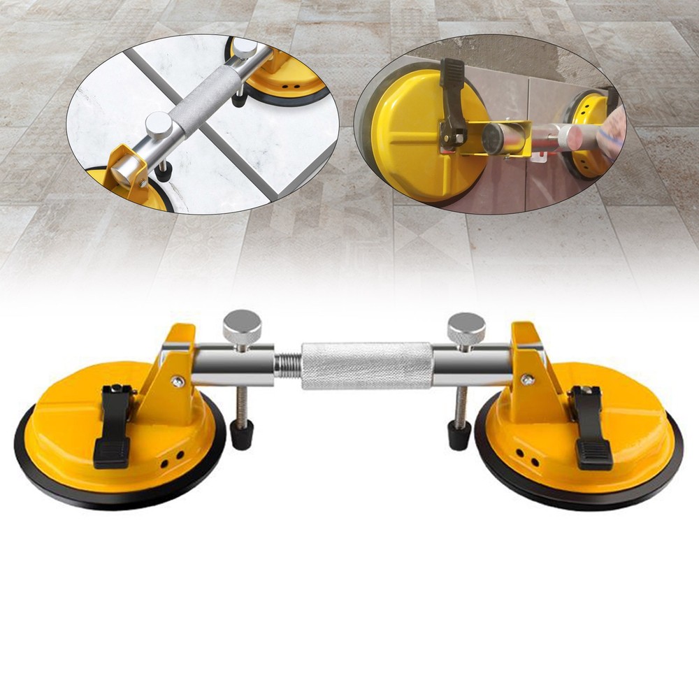 2 Vacuum Splicing Suction Cup Tile Stone Seam Joining Leveling Setter Adjustable
