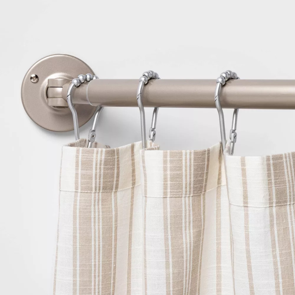 Rust Resistant Rotating Curved Rod Nickel - Made By Design