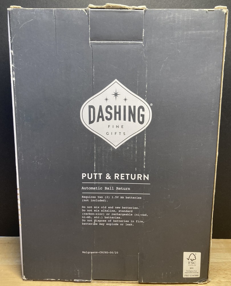 Dashing Fine Gifts Putt & Return Automatic Ball Return WORKS