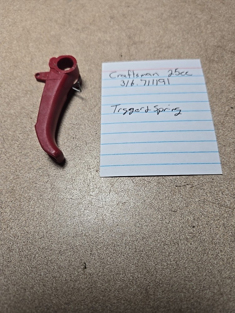 Craftsman 25cc 316.711191 Trimmer Trigger Amd Spring