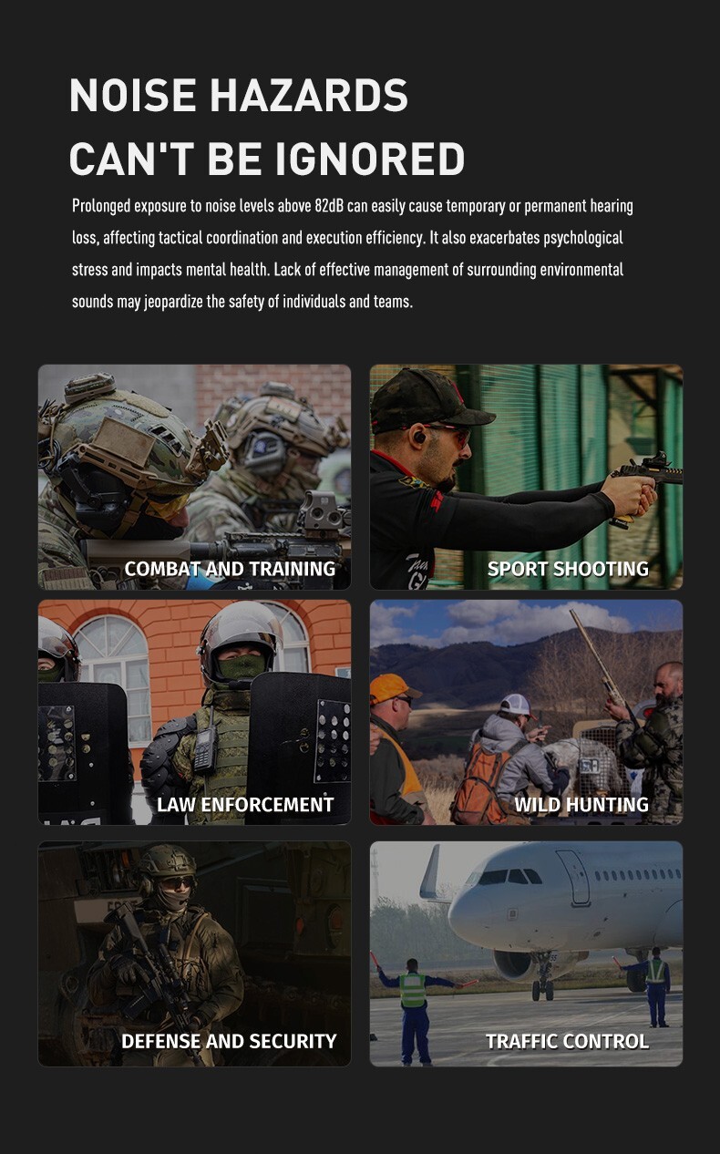 EARMOR M20T Pro Electronic Shooting Ear Protection, NRR 30dB Bluetooth 5.4