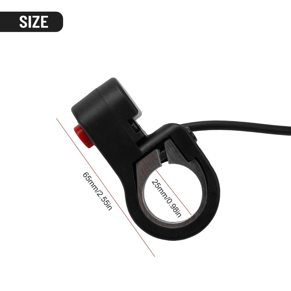 Kill Switch Button Power Failure Switch ABS About 35g Black Maximum Durability