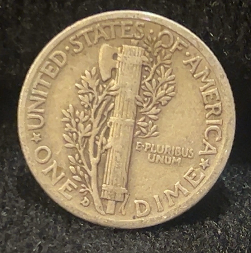 1936 D Mercury Dime 90% Silver
