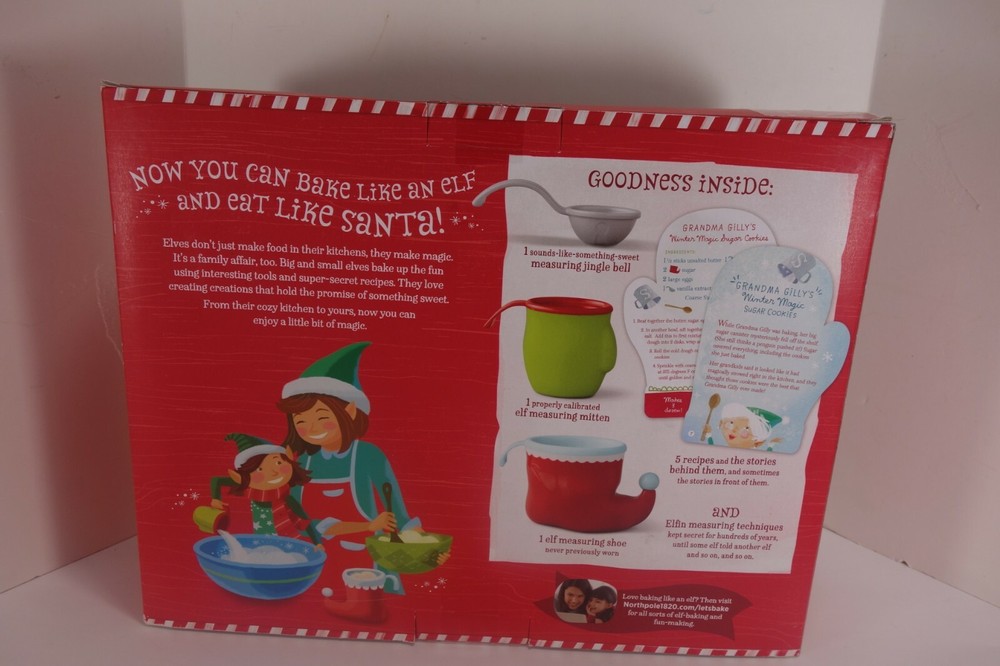 Hallmark Northpole Bake Like an Elf Baking Kit New in damaged Box
