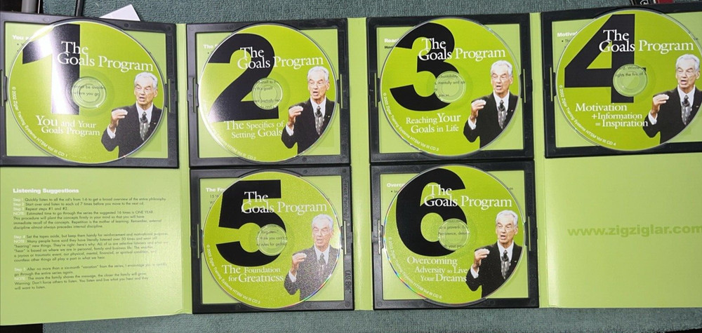 Ziglar Training Systems - Zig Ziglar The Goals Program 6-CD Set