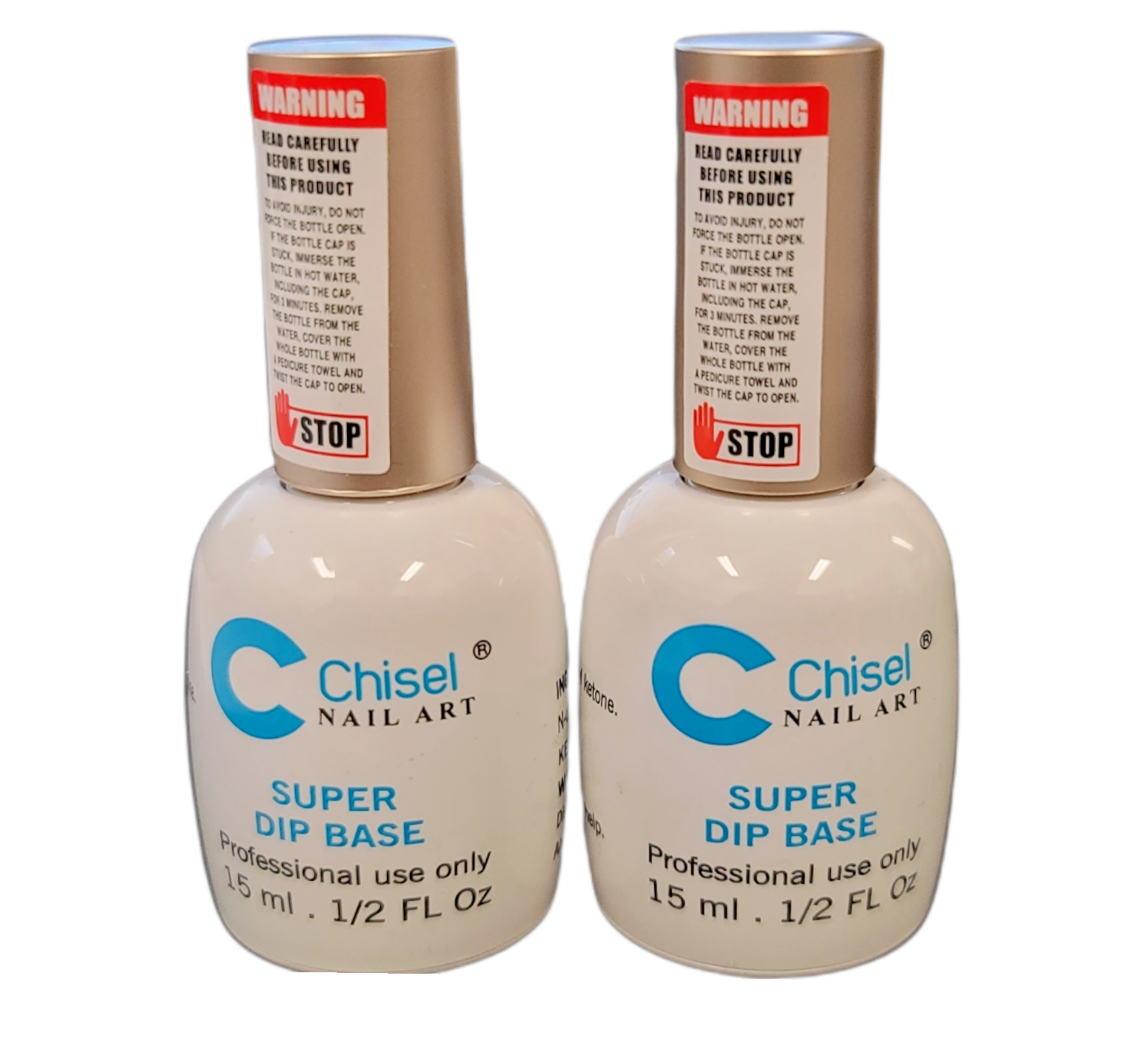 Chisel Dip Essential Liquid - Step #2 SUPER DIP BASE 0.5 Oz (Pack of 2)