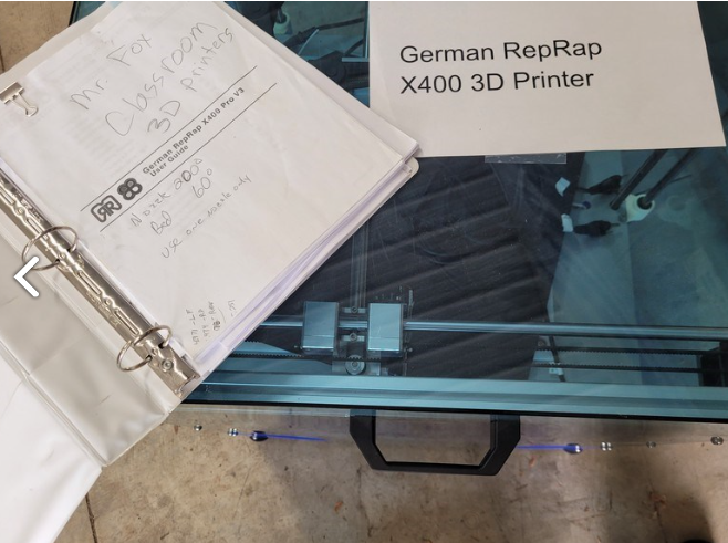 German RepRap X400 Pro V3 3D Printer