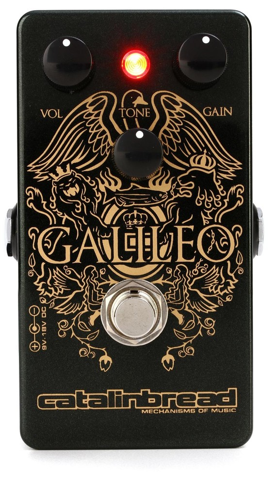 Catalinbread Galileo Treble Boost Overdrive Pedal (2-pack) Bundle