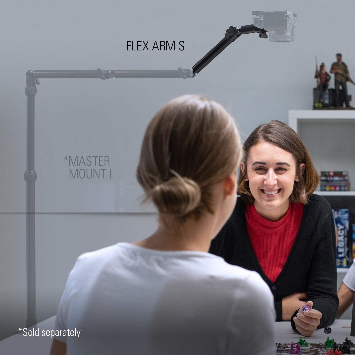 Elgato Flex Arm S 2-Section Articulated arm for Cameras, Lights and More