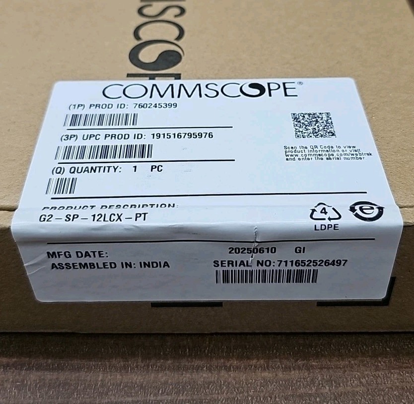 Commscope G2-SP-12LCX-PT Splice Cassette