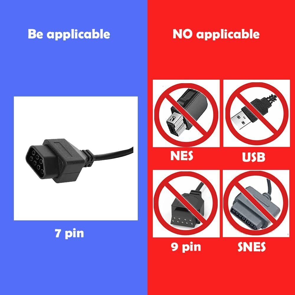 NES Controller For Nintendo NES-004 Original Vintage Console Wired Gamepad 2x