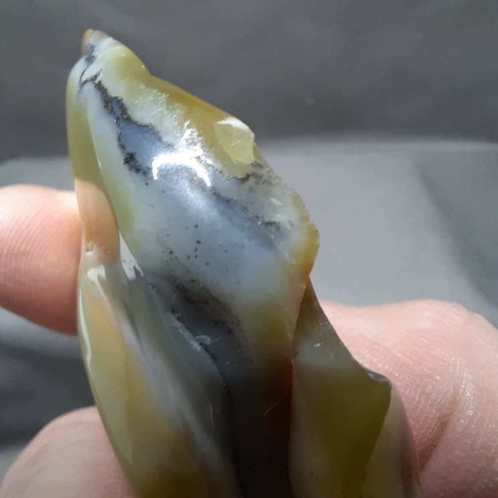 Polished Tumbled Agate Natural Worry Stone