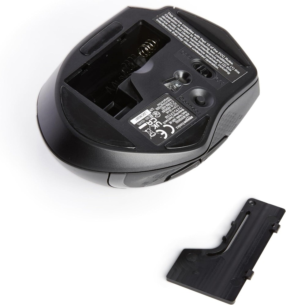 Amazon Basics Ergonomic 2.4 Ghz Wireless Optical PC Mouse DPI Adjustable Black($