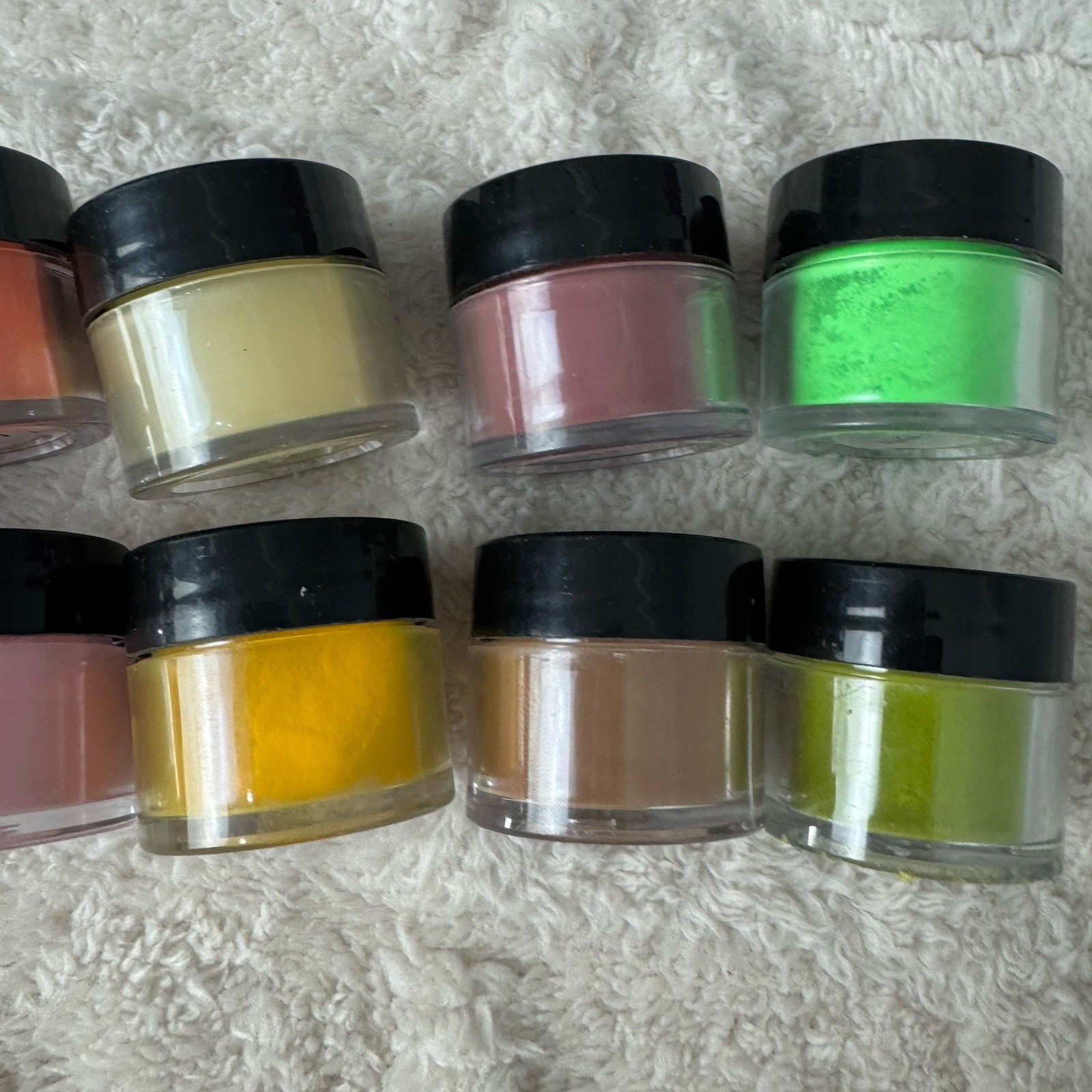 Mia Secret Nail Art Acrylic Professional Powder 10 Colors Sets-Neon Pastel Mixed