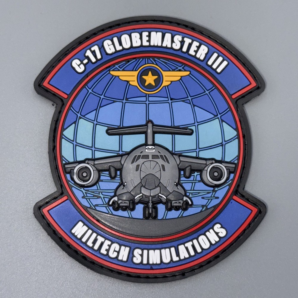 USAF Patch C-17 Globemaster III Miltech Simulations High Quality U.S. Air Force