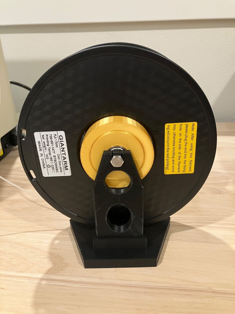 3D Printer Filament Spool Roller Holder Custom Design * Multiple Color Options *