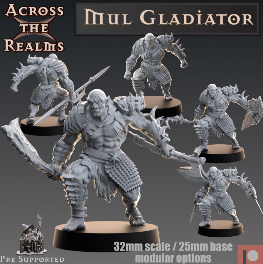 DnD  Mul Gladiator
