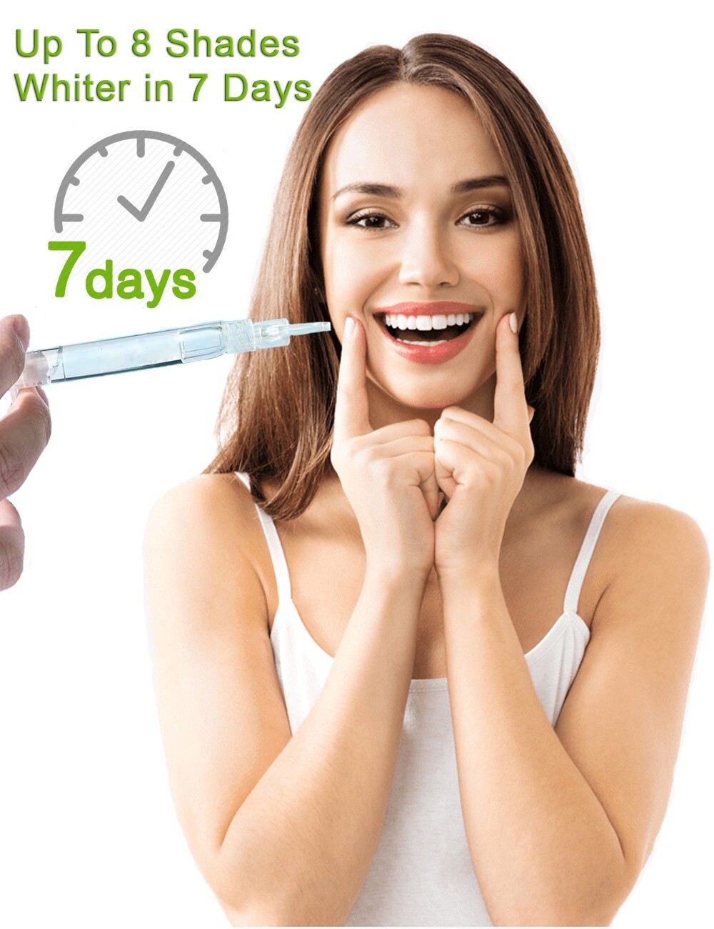 45% PEROXIDE GEL TEETH WHITENING TOOTH WHITENER BLEACH 10 SYRINGES DENTAL REFILL